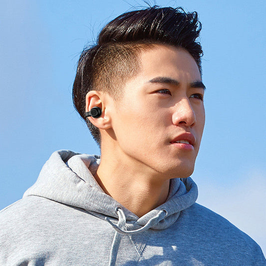 Compact Bluetooth Earbuds Clip-on Comfortable Workout Headphones