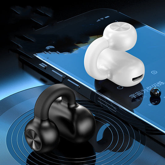 Compact Bluetooth Earbuds Clip-on Comfortable Workout Headphones