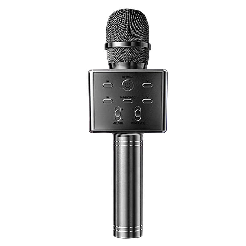 Compact Wireless Mic with Audio Mixing for Karaoke Performance