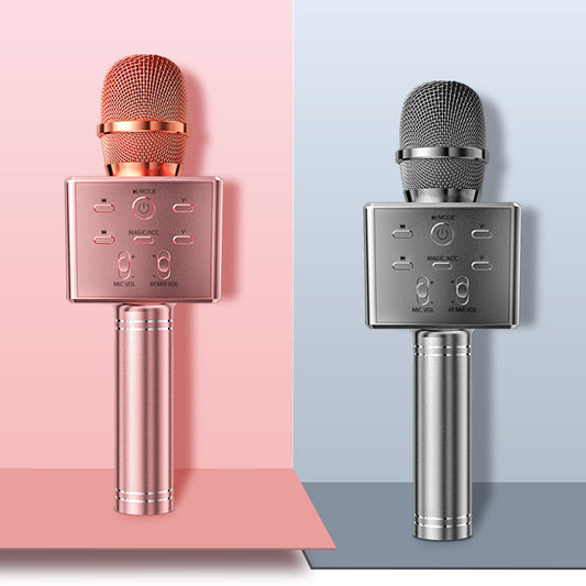Compact Wireless Mic with Audio Mixing for Karaoke Performance