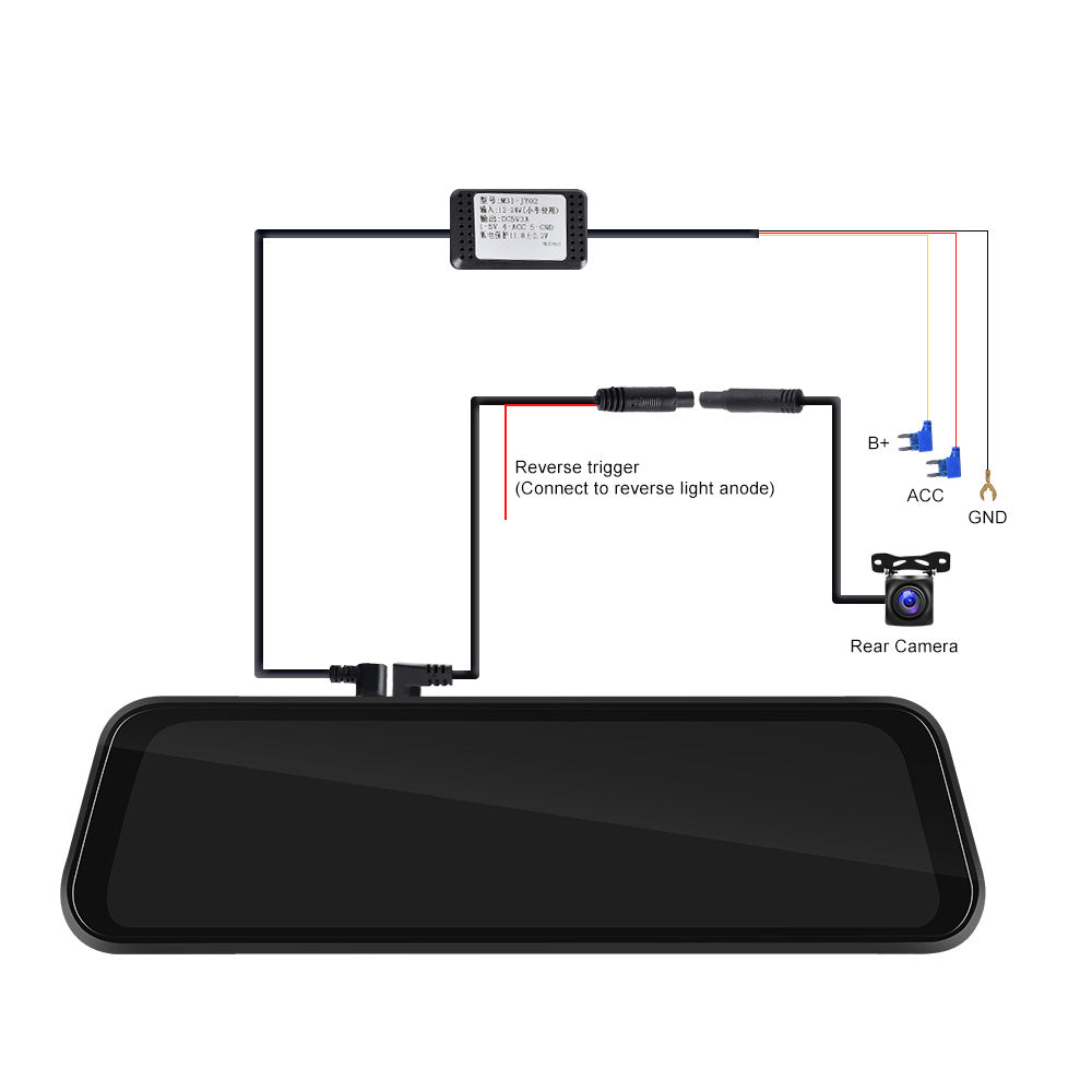 High-Definition 966-Inch Car Dash Cam