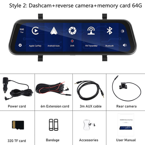 High-Definition 966-Inch Car Dash Cam