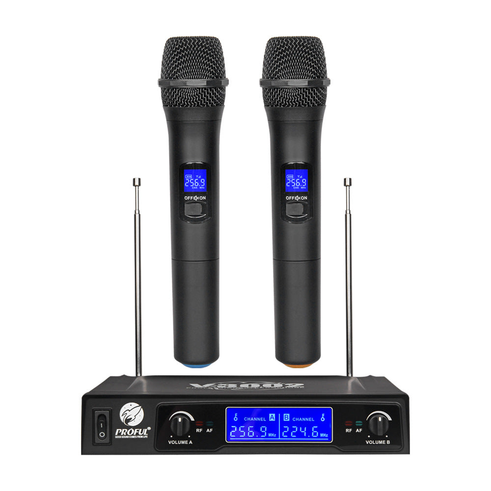 Dual Wireless Handheld Mic Setup