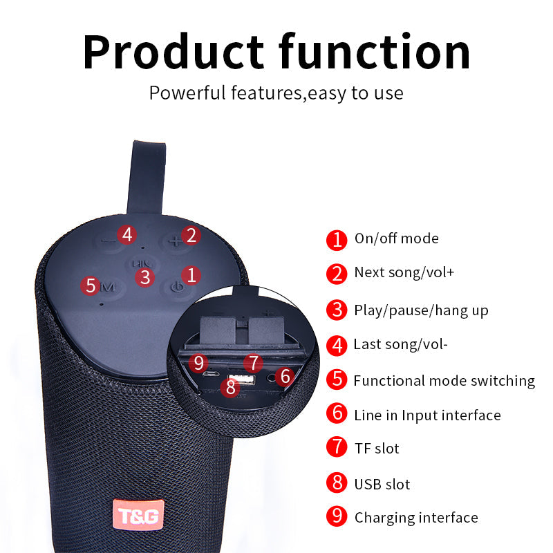 BT115 Cloth Wireless Audio Device