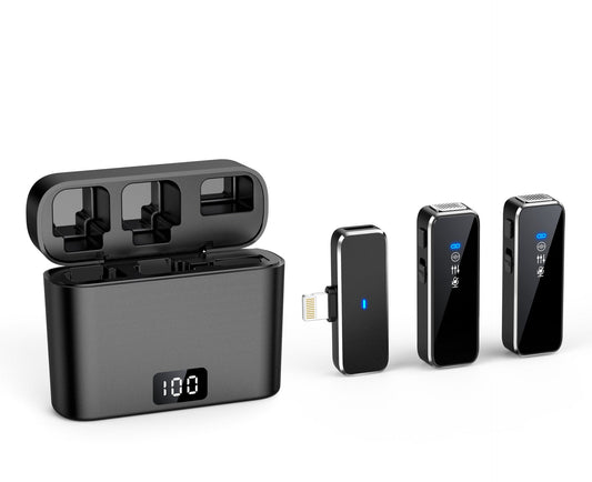 Compact Lapel Mic with Clear Audio Enhancement