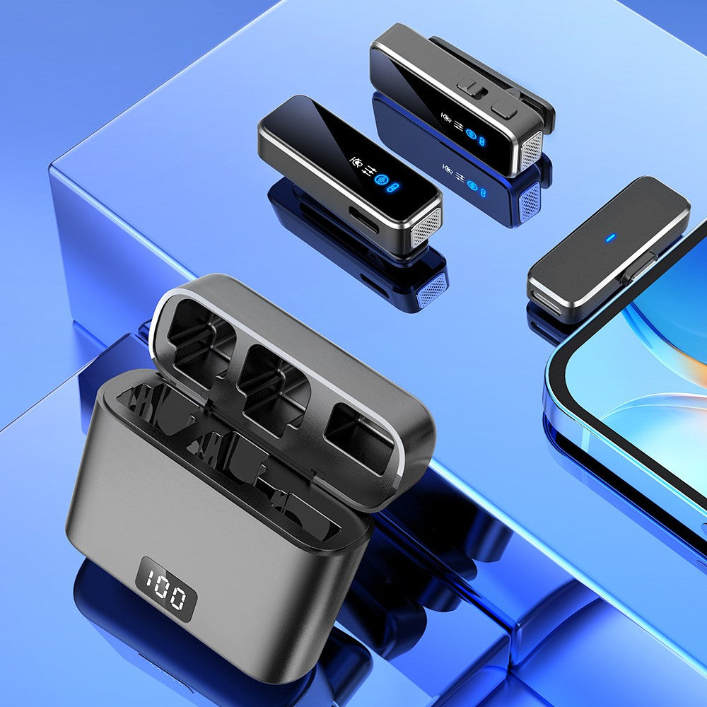 Compact Lapel Mic with Clear Audio Enhancement