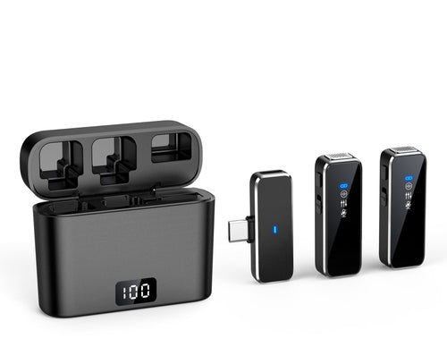 Compact Lapel Mic with Clear Audio Enhancement