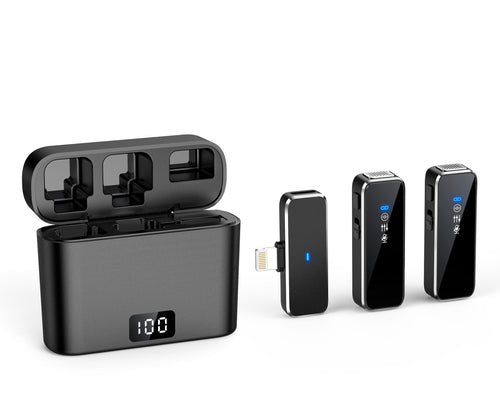 Compact Lapel Mic with Clear Audio Enhancement