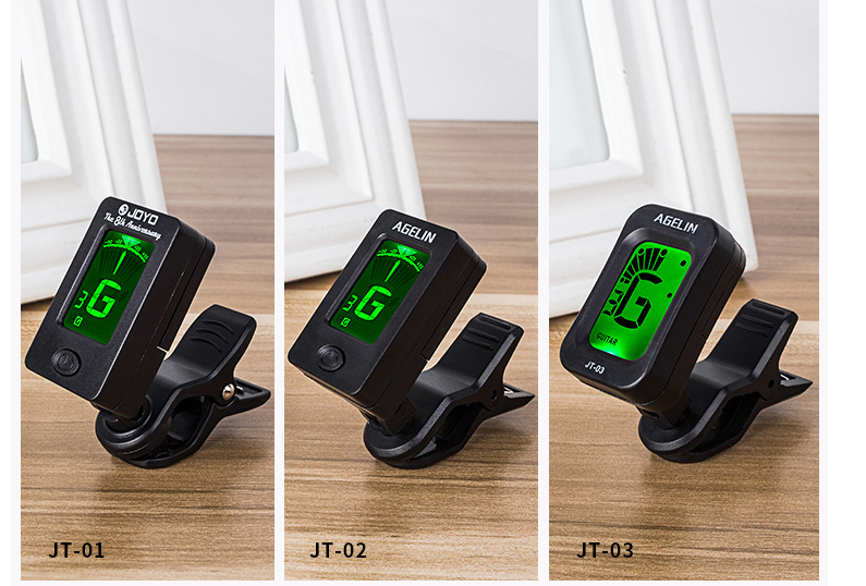 Portable string tuner for guitar ukulele bass violin JOYO digital