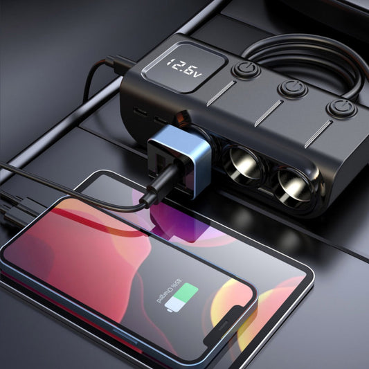 GC01 Triple USB Car Power Adapter
