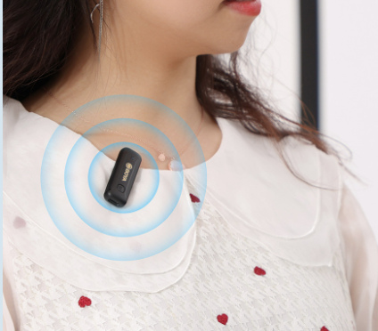Compact Wireless Mic Audio Filter Mobile Interview Recording
