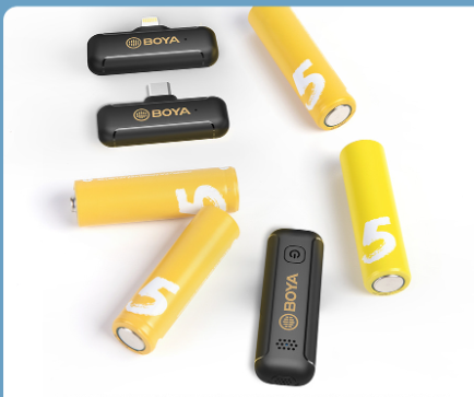 Compact Wireless Mic Audio Filter Mobile Interview Recording