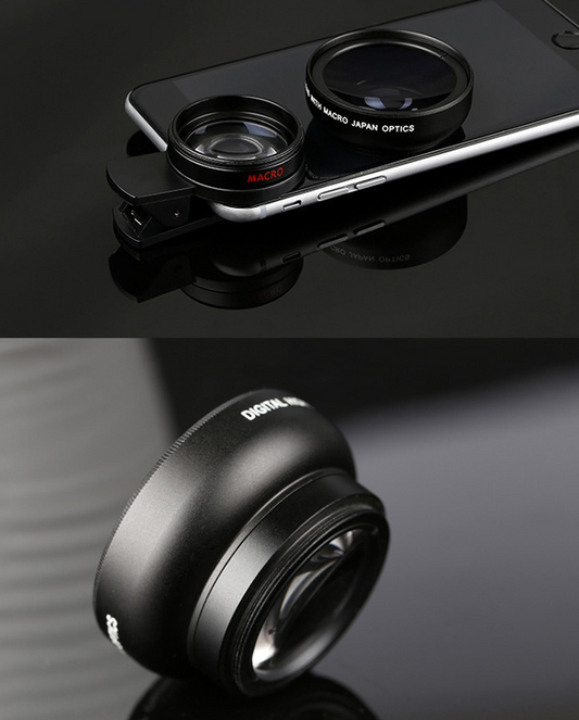 0.45X wide mobile lens with 12.5X macro external camera HD universal