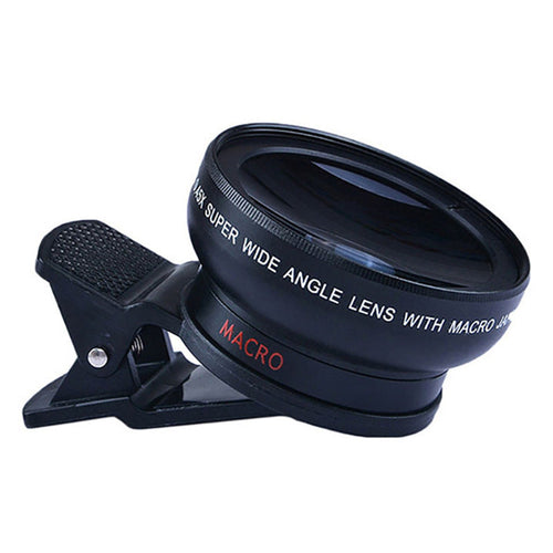 0.45X wide mobile lens with 12.5X macro external camera HD universal