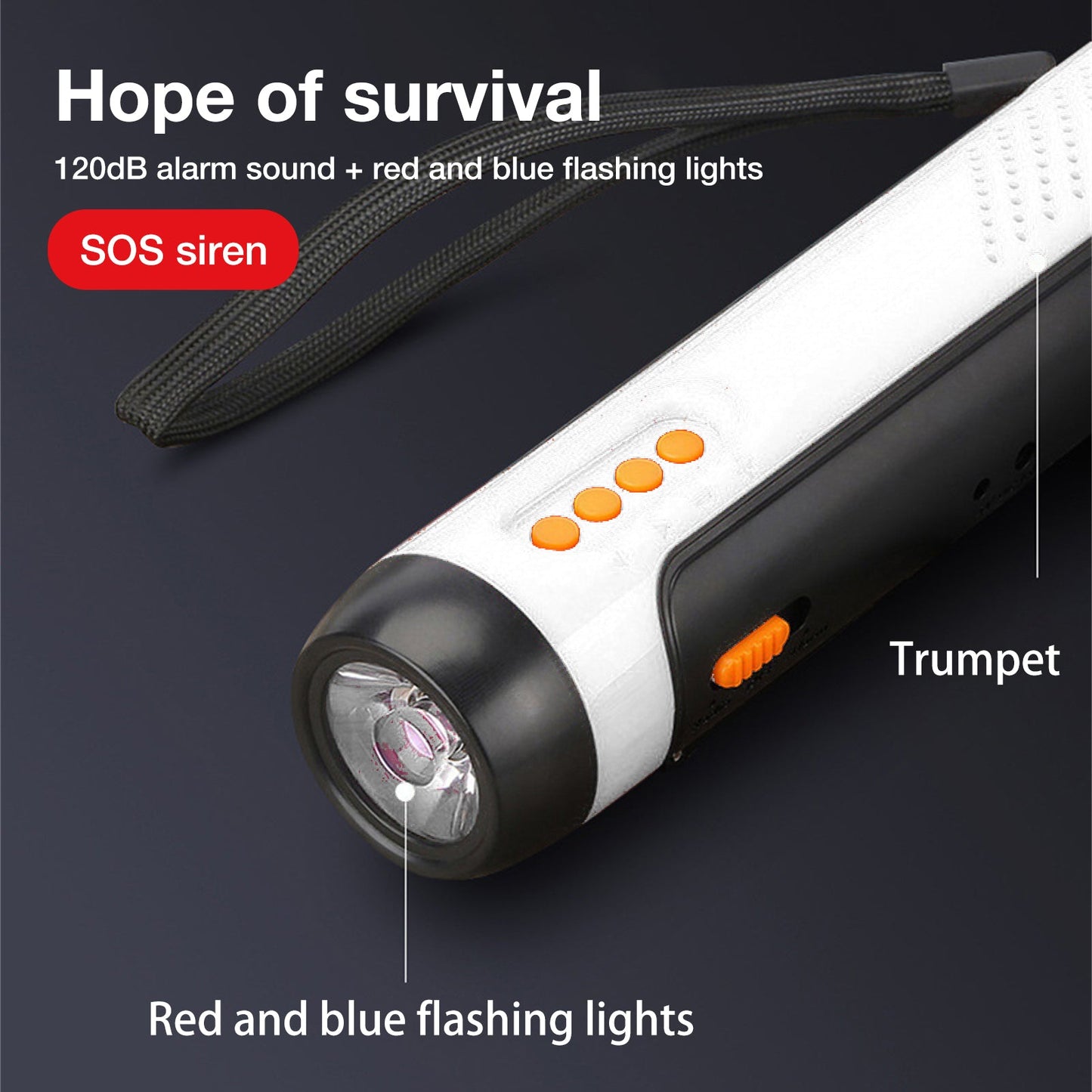 Portable Manual Power Torch Emergency Signal
