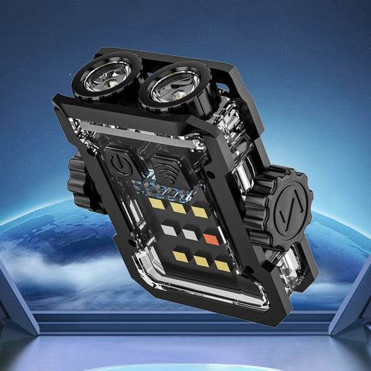 Compact Multi-Tool Keychain Flashlight with Extended Battery Life