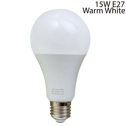 LED GLS Bright Light E27 15W Bulb Non-Dimmable Warm White Light Bulb