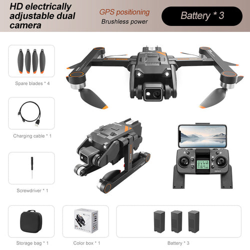Drone Twin Lens Navigation Auto Return Collision Prevention