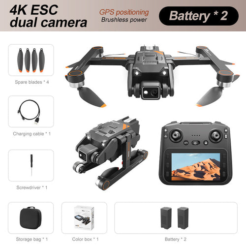 Drone Twin Lens Navigation Auto Return Collision Prevention
