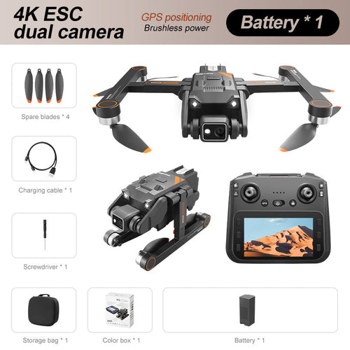 Drone Twin Lens Navigation Auto Return Collision Prevention