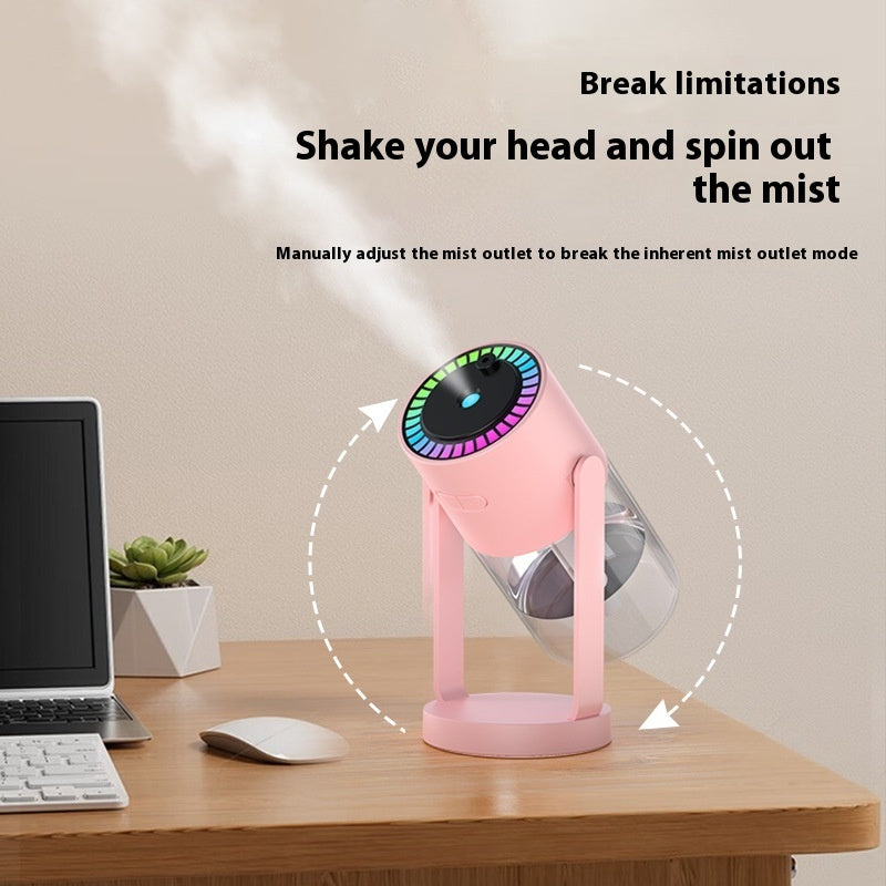 New Projection Starry Sky Top Ambient Light Humidifier Small Portable